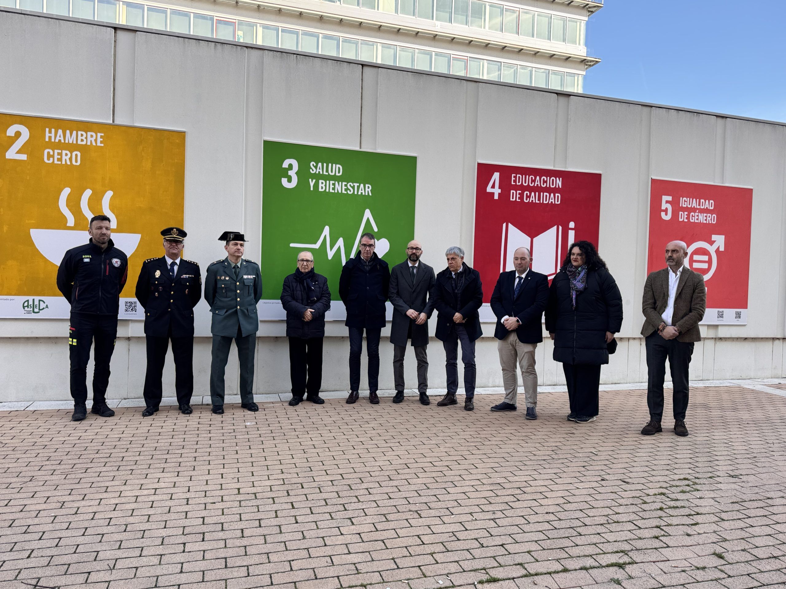 Asleca participa en el mural de los Objetivos para el Desarrollo Sostenible de Cruz Roja