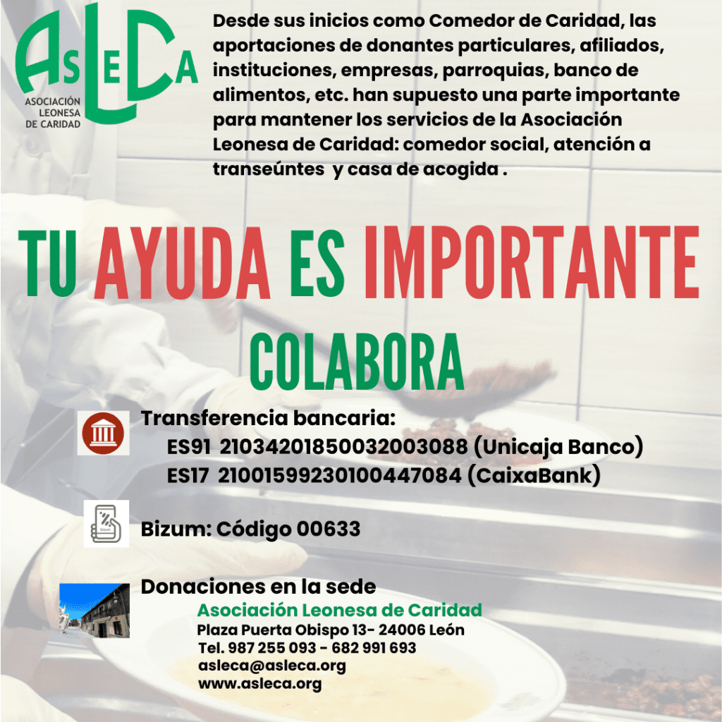 Asleca - cartel tu ayuda es importante colabora